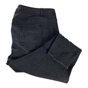 Venezia Womens Plus Size 28 Black Jeans Stretch Denim Lane‎ Bryant Classic Style